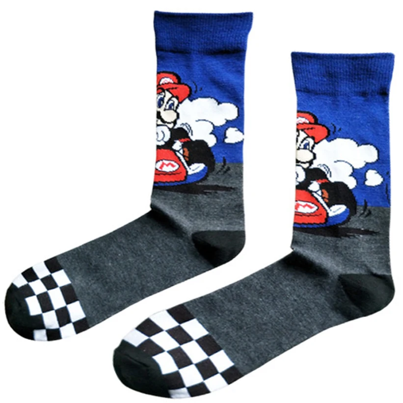 12 пар носков для игры Супер Марио уличные комиксы косплея женские и мужские носки