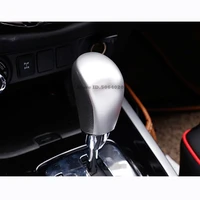 abs matte car gear shift lever knob handle cover cover trim car styling for nissan navara np300 2017 2018 2019 accessories 1pcs