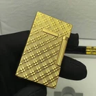 100% новый ретро DuPont яркий звук Зажигалка Seiko производство ветрозащитный медный корпус прикуриватель с коробкой