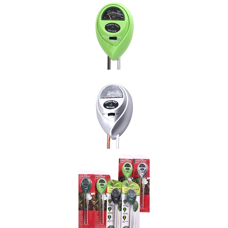 

Garden Plants Flowers Moist Tester Testing Instrument Soil Water Moisture PH Meter Acidity Humidity Sunlight Light PH Test