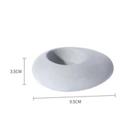 cement egg shape candlestick silicone mold for creative diy handmade craft molds concrete mould