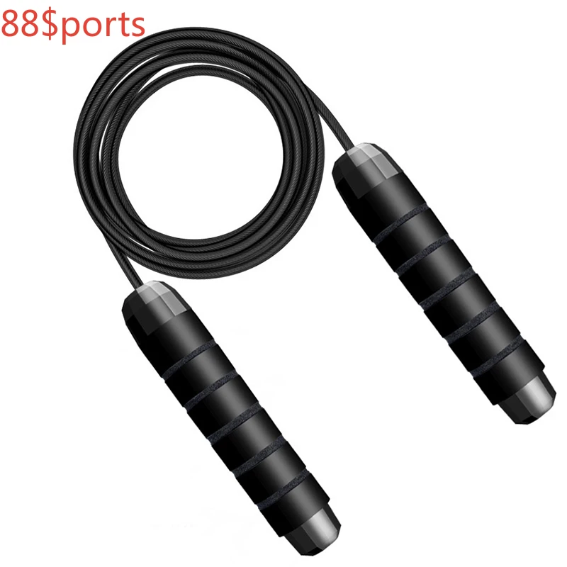 

Jump Rope with Anti-skid EVA Handle for Fitness and Fun Adjustable Length Speed rope for Men Women Kids Aerobic Exercise