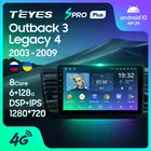 TEYES SPRO Plus Штатная магнитола For Субару Аутбэк BP Легаси BL BP For Subaru Outback 3 Legacy 4 2003 - 2009 Android 10, 32EQ + DSP 2DIN автомагнитола 2 DIN DVD GPS мультимедиа автомобиля головное устройство