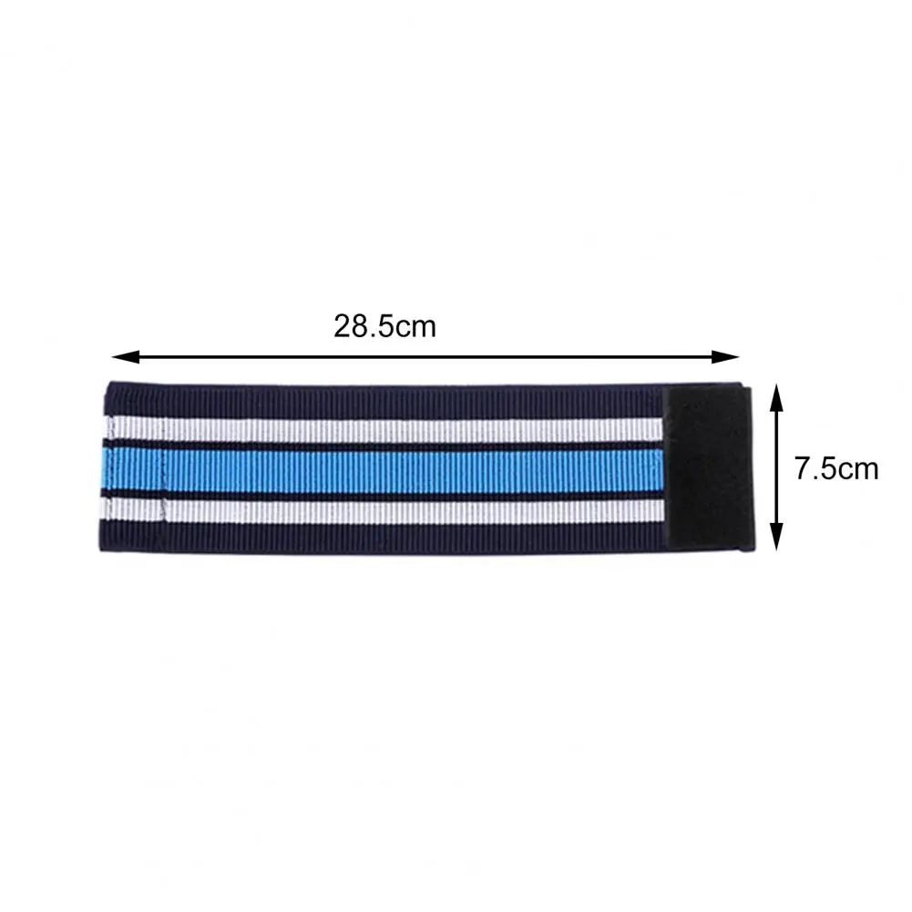 

2Pcs Three-color Striped Ankle Bands Elastic Cycling Leg Straps for Outdoor Activities