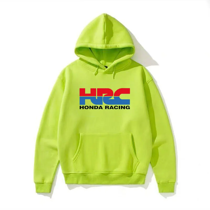 

New Men's Hoodie Honda Racing HRC Logo Motorcycle Brand Hoodie Men's Popular Spring and Autumn Apparel Fashion Sweatshirt