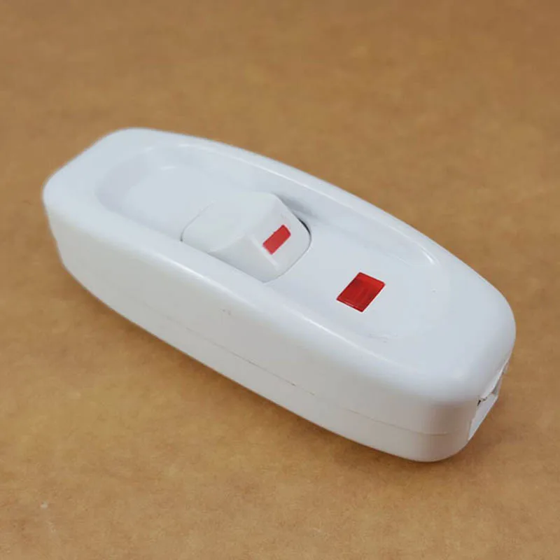 Household Light Switch Wire Plug 220V 10A Cord Cable ON/OFF for Table Desk Lamp Socket KQS8 |