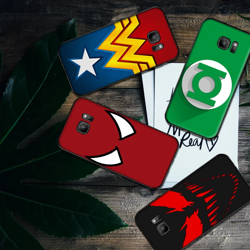 Comics &quotМягкий силиконовый чехол для телефона Samsung Galaxy S6 S8 край S7 S9 плюс S10 S10E