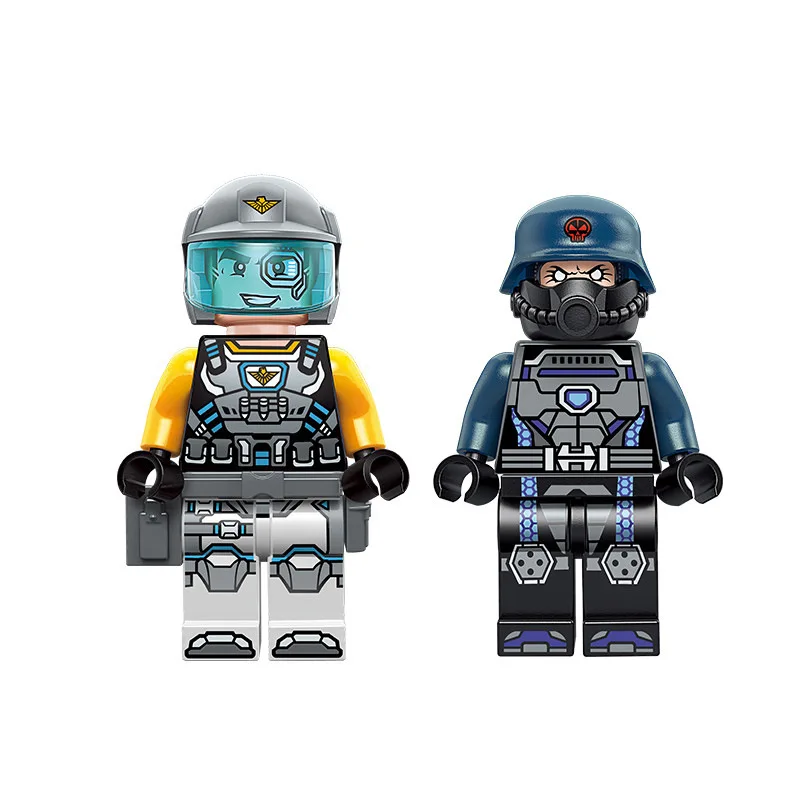 

203PCS Enlightenment Building Blocks 2708 Technology Era Magnetic Sniper Gun Boy Small Particles Assembled Assembling Toy Gift