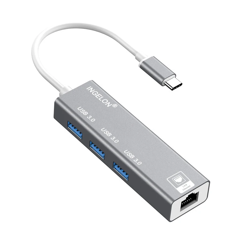 USB-концентратор Ingelo 7 в 1 для MacBook Pro 13 &quot15&quot адаптер Duo Type C 5 Гбит/с PD 4K HDMI microSD/SD RJ45 Lan