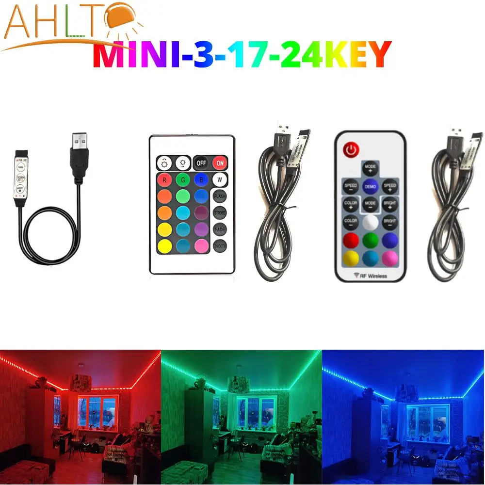 Лента светодиодная неоновая с дистанционным управлением 5 В USB 2835 5050|Контролеры