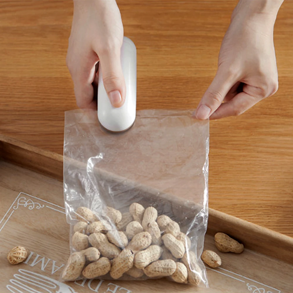 

Package Sealing Machines With Vacuum Resealer Handy Sealing Clip Mini Heat Sealer For Snacks Bags Plastic