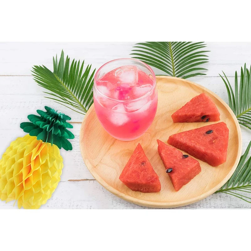 107 шт тропические вечерние украшения набор с гавайским столом юбка Пальмовые