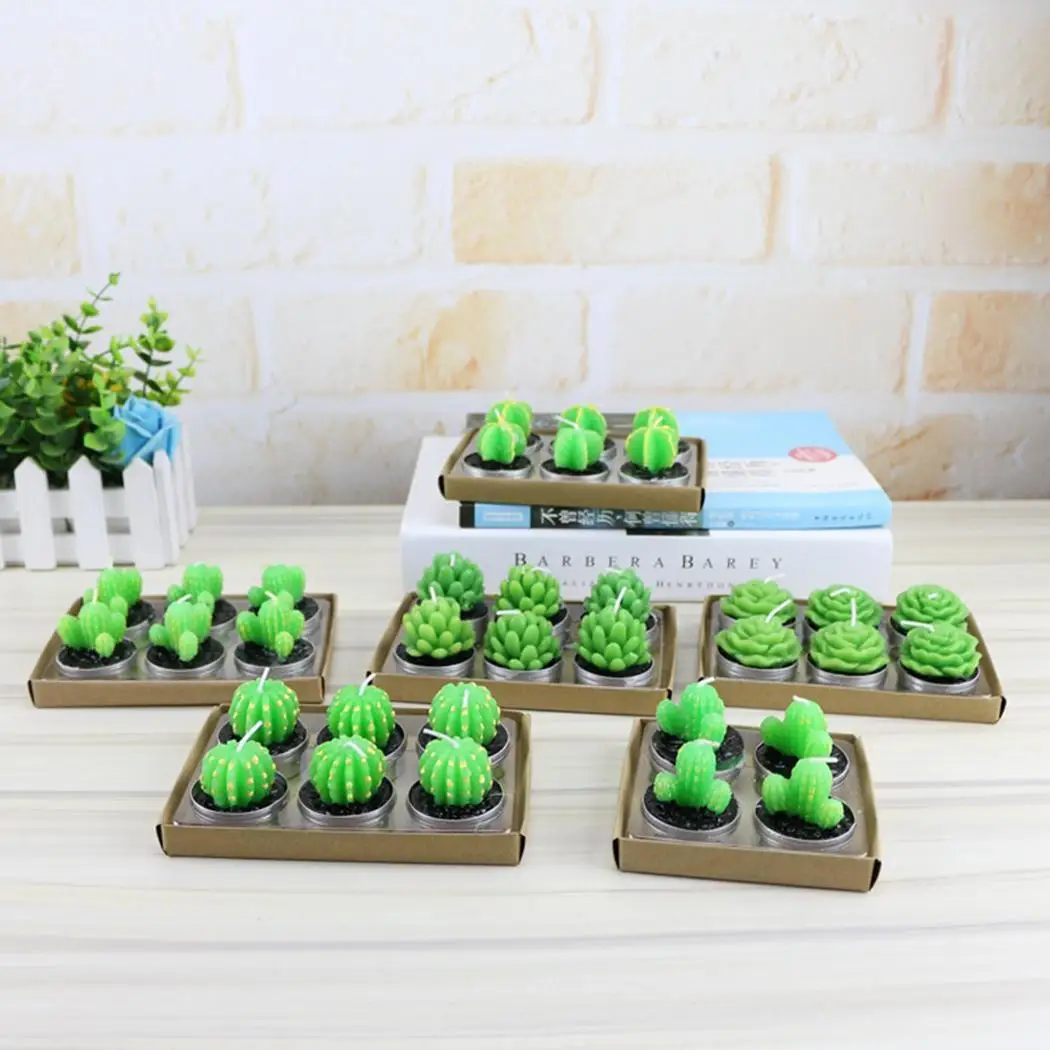 Рождественские Свадебные вечерние 40 растений повседневные 30 свечей кактус