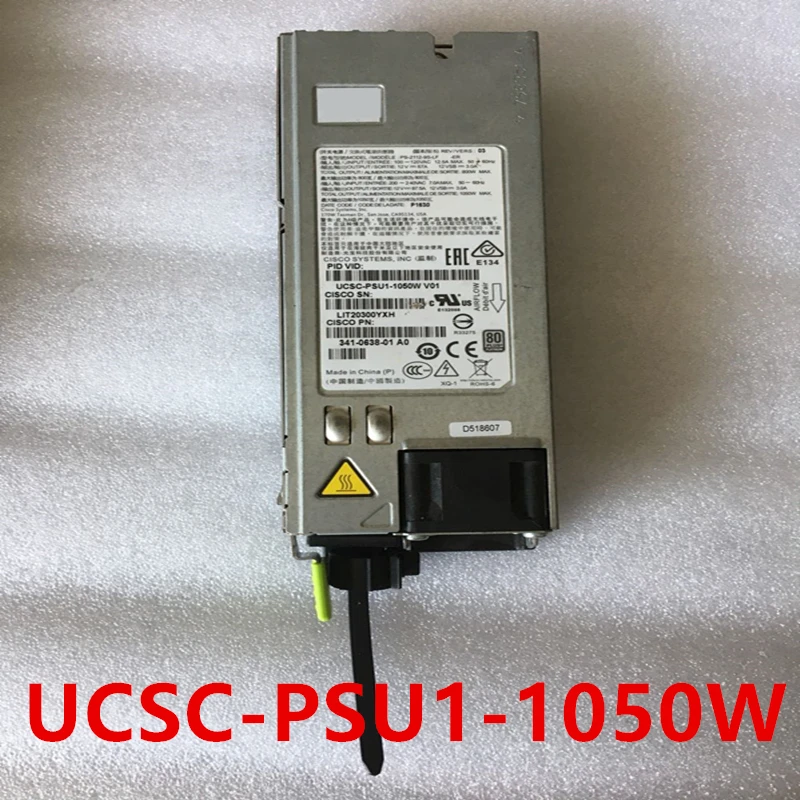 

Almost New Original PSU For Cisco C240 C220 M5 1050W Power Supply UCSC-PSU1-1050W 341-0638-01