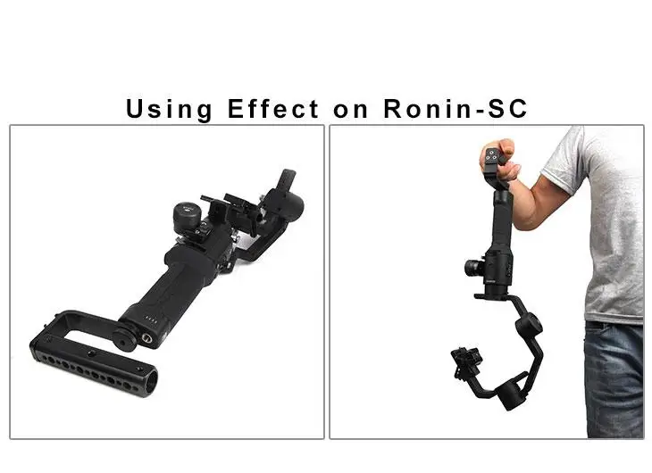 Ручка из сплава для обратного рукоятки Ronin S Zhiyun Crane 2/ DJI SC стабилизатор|Стедикамы и