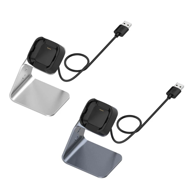 

Металлический USB-кабель для зарядки док-станции зарядное устройство для-Fitbit Versa 2 SE