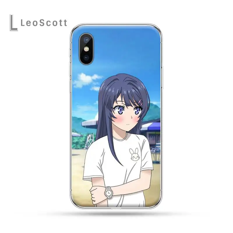 

Sakurajima Mai anime Phone Case For iphone 12 5 5s 5c se 6 6s 7 8 plus x xs xr 11 pro max