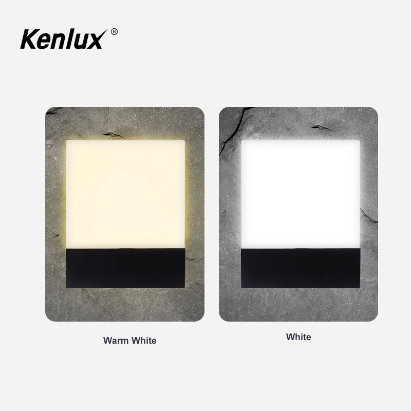 Настенный светильник Kenlux светодиодный водонепроницаемый уличный 12 Вт|Комнатные