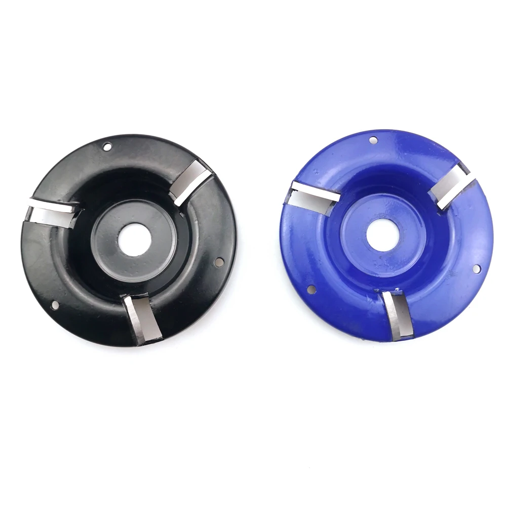 

100mm Power Wood Carving Disc for 16mm Angle Grinder Tool Milling Cutter Tea Tray Blade Tridentate Woodworking Disc Grinder new