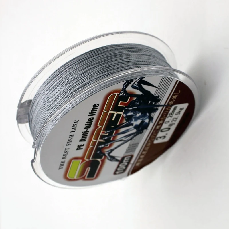 100 м плетеная рыболовная проволока PE леска многофиламентная против укуса