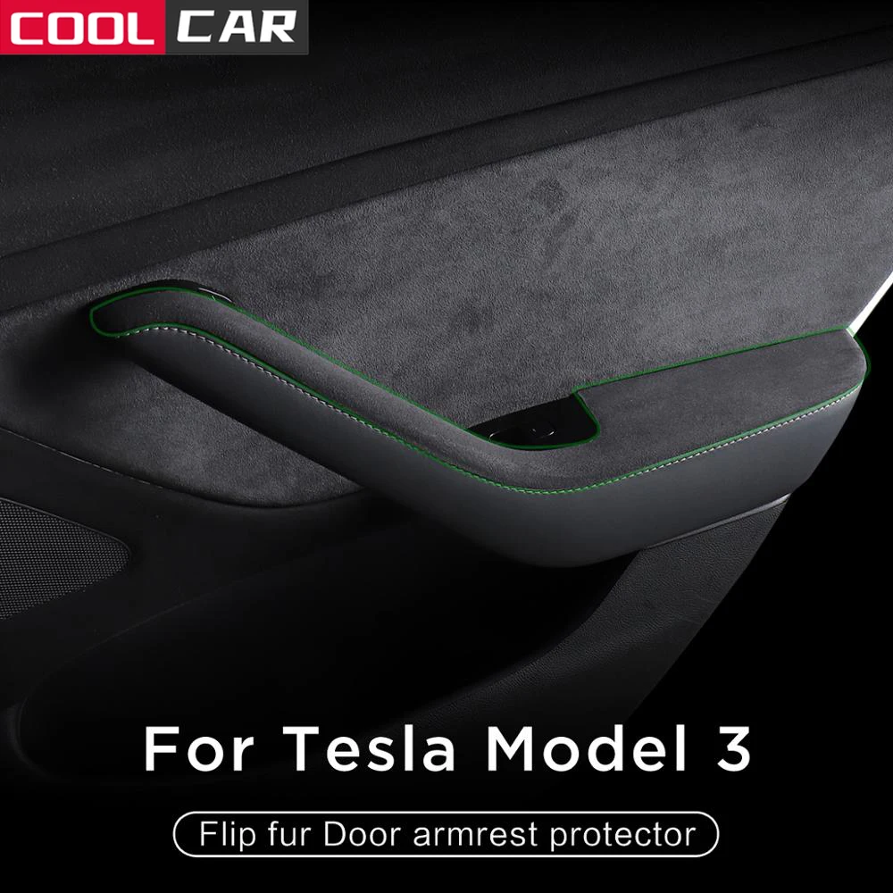 

Car Interior Patch For Tesla Model 3 and Tesla Model Y 2017-2020 Door Edge Turn Fur Film Anti-dirt Protective Stickers