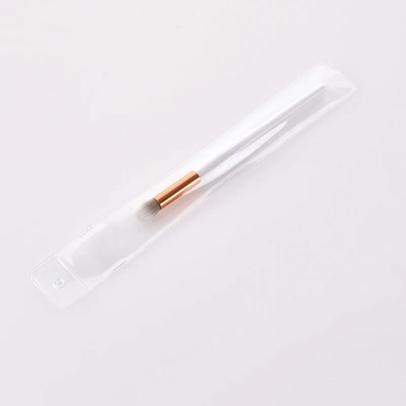 Eye shadow brush Кисть для макияжа, высокое качество, мягкая синтетическая деревянная ручка, маленькая кисть для беременных, кисть для теней, румян, кисть для бровей, инструменты для макияжа - Handle Color: Eye shadow brush