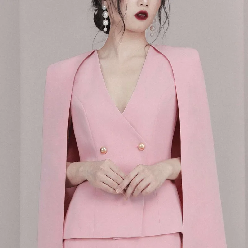 Женский комплект из двух предметов Max Spri элегантный облегающий топа с глубоким