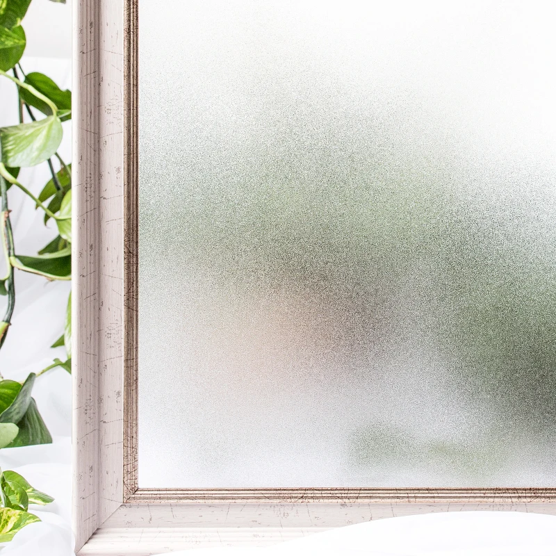 CottonColors Home Decor Window Films, PVC Водонепроницаемый Без Клея Статические Декоративные Конфиденциальность Ванная Комната Стекло Стикер Размер 60x200 См - Цвет: white