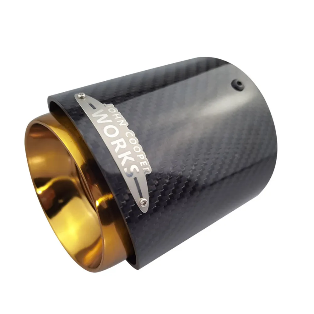 Наконечник глушителя из углеродного волокна 1 шт. подходит для Mini Cooper наконечник