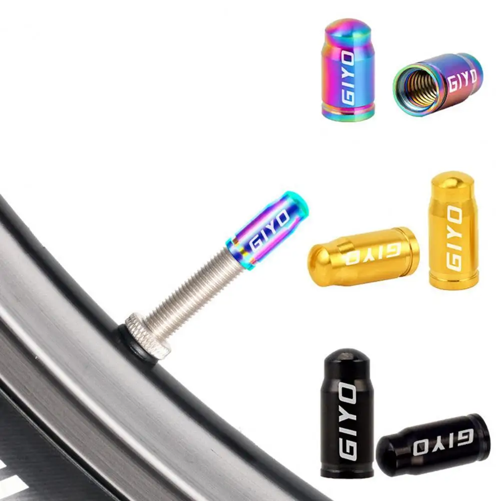 

Колпачки клапанов велосипедных шин из титанового сплава, воздушная насадка, пылезащитная крышка, аксессуары для горного велосипеда, 2 шт.