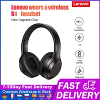 lenovo thinkplus th10 wireless bluetooth headset aux audio interface dual power loudspeakers fone bluetooth headphones headset