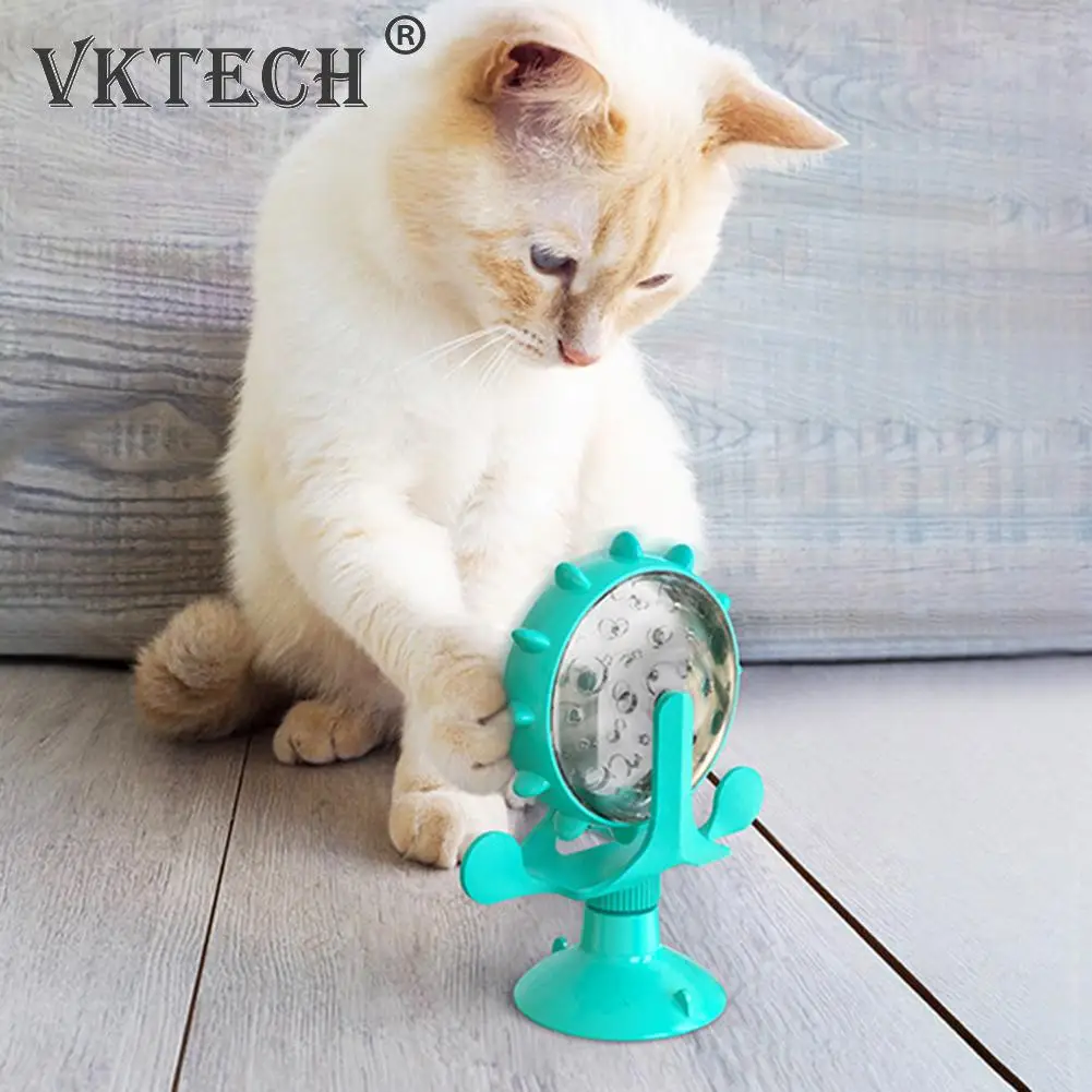 Игрушка-головоломка с утечкой ветряной мельницы кормушка для собак вращающаяся