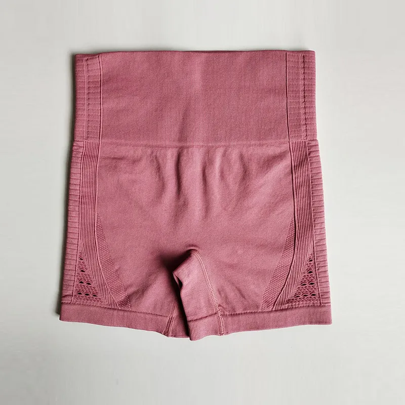 Женские бесшовные шорты с высокой талией велосипедные пуш ап для фитнеса йоги