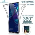 Двойные силиконовые чехлы для Huawei P40 Lite E P30 P20 P40 Pro 360 полный защитный чехол для Huawei Y7P Smart 2019 Y5 Y6s 2019 Капа