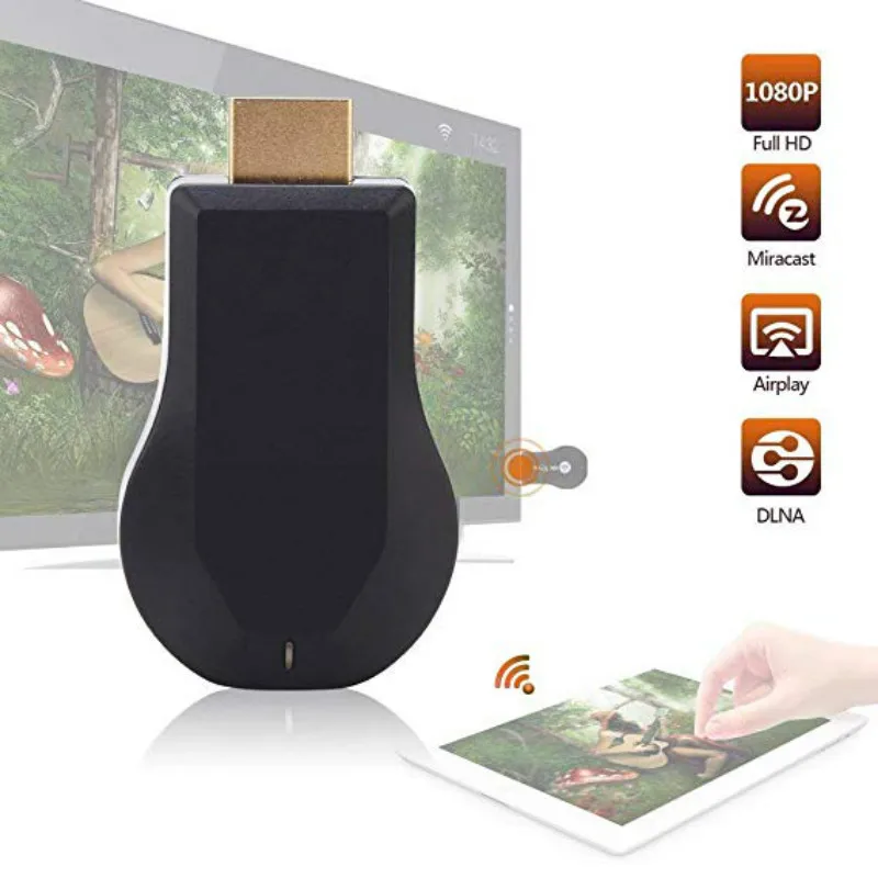 Беспроводной ТВ приемник M2 HDMI совместимый для IOS и Android адаптер Miracast с поддержкой