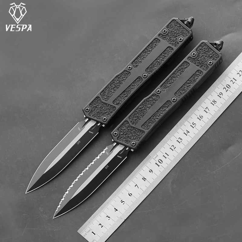 Туристический нож VESPAjia chong 2 поколения лезвие 154 см алюминиевая ручка 7075 для