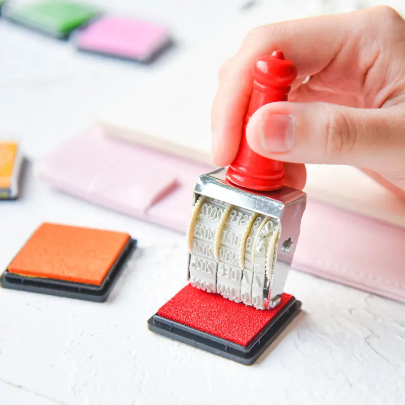 

Inkpad Handmade DIY Craft Oil Based Ink Pad Rubber Stamps Fabric Wood Paper Scrapbooking Ink Pad Finger Paint Cards Decoration