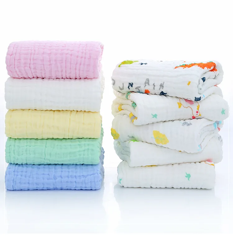 

6 Layer Muslin Swaddle Bambu Baby Swaddle Wrap Baby Blanket Winter Baby Blankets Newborn Manta Bebe Gateo Suave Muselina Diaper