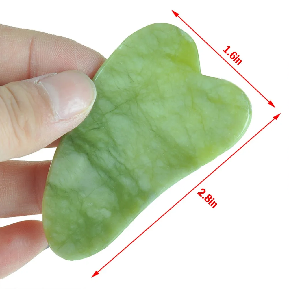 

Gua Sha Scraper Board Face Massager Rose Quartz Natural Jade Guasha Stone For Face Neck Skin Lifting Wrinkle Remover Beauty Care