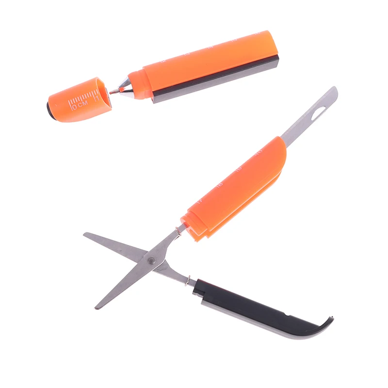

1PC Multifunctional Tools Folding Scissors Ball Pens Knives Rulers Multi-functional