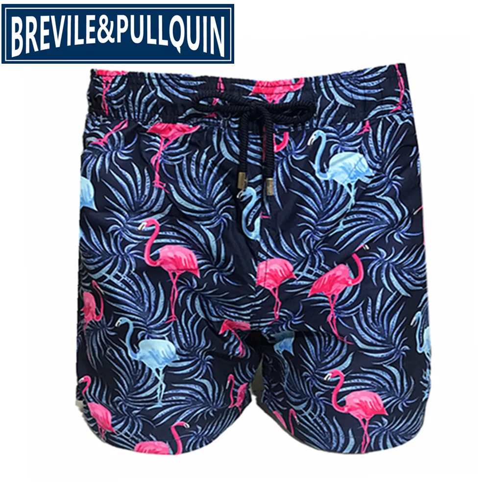I Brand Fashion Brevile pullquin Beach Board Shorts Men Turtles Swimwear Bermuda Quick Dry Adults Swimtrunks M L XL XXL - Цвет: I