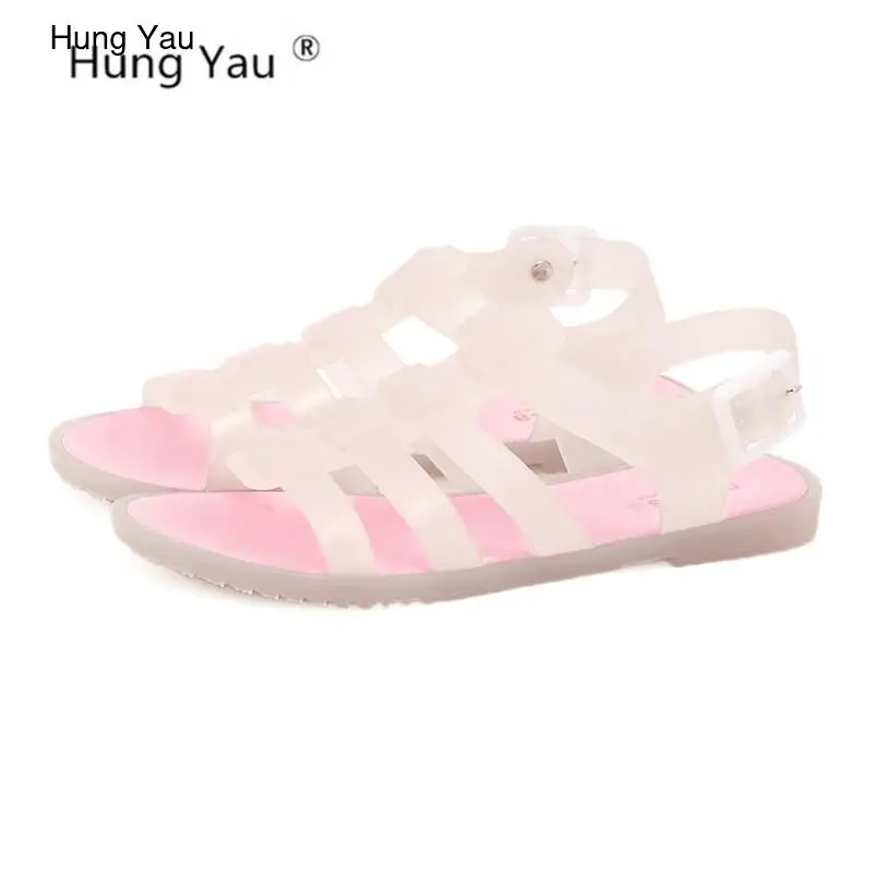 

Women Garden Shoes Woman Summer Style Clogs Beach Flat Sandals Famous Brand For Women High Quality Solid color Plus Size 36-40