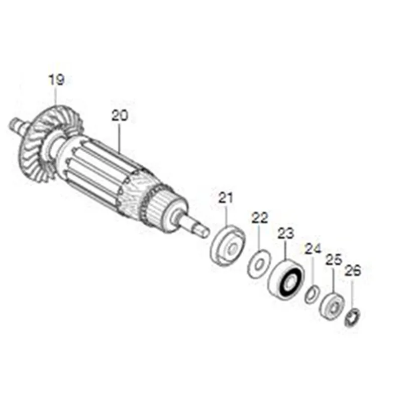 

Якорь роторного двигателя MAKITA AC220-240V-8 для ротора TM3000C 518755