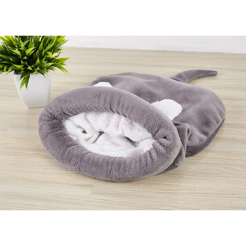 Спальный мешок Arctic Fleece для кошек мягкая теплая кровать маленьких собак щенков