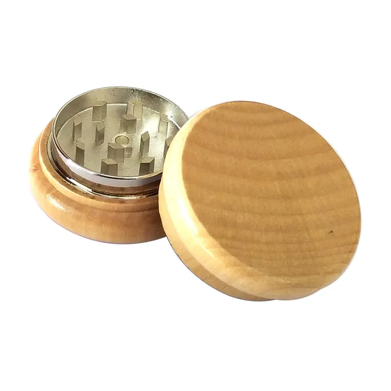 Диаметр 55 мм 2 Слои металлические круглые деревянные травяной измельчитель