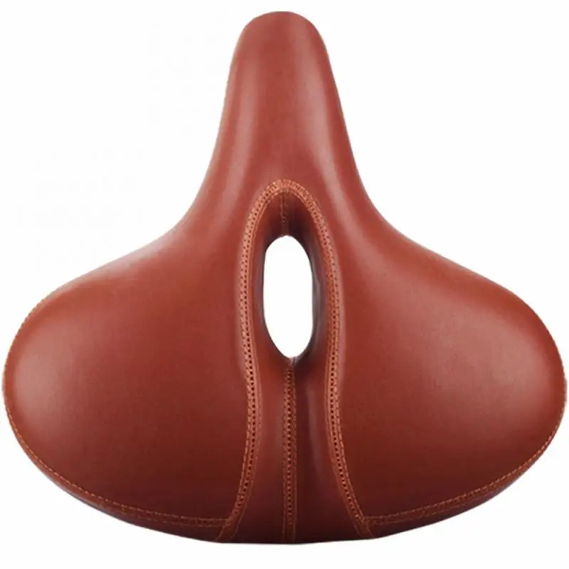 

Bike Saddle Soft Thickened Sponge Plus Wide Comfortable Long Distance Saddle Seat Electric Bike Saddle Spring Shock Absorption