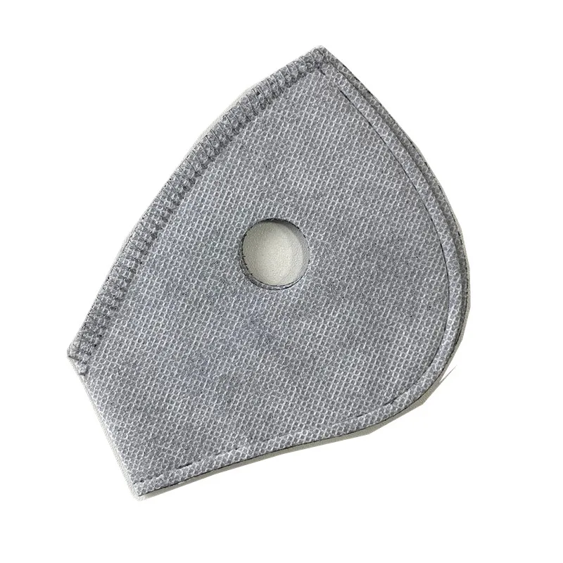 100 шт./лот активированный уголь Велоспорт уход за кожей лица маска с фильтром PM2.5