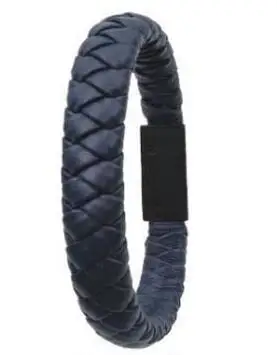 Dark blue 100 шт. кожа зарядное устройство-браслет Тип кабеля type-C 8-контактный usb-кабель для зарядки и Зарядное устройство для синхронизации данных и зарядки шнур для синхронизации для Iphone для телефонов на базе Android с Bluetooth - Цвет: Dark blue