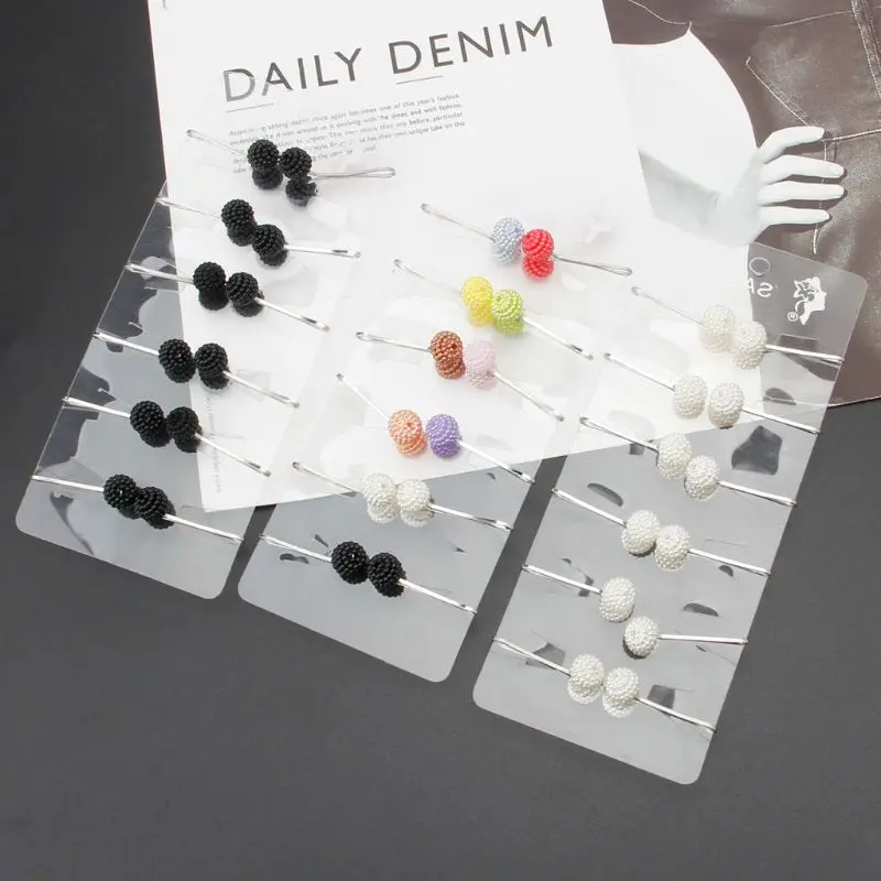 12 шт мусульманский хиджаб шарф защитные заколки жемчужные брошь из шариков