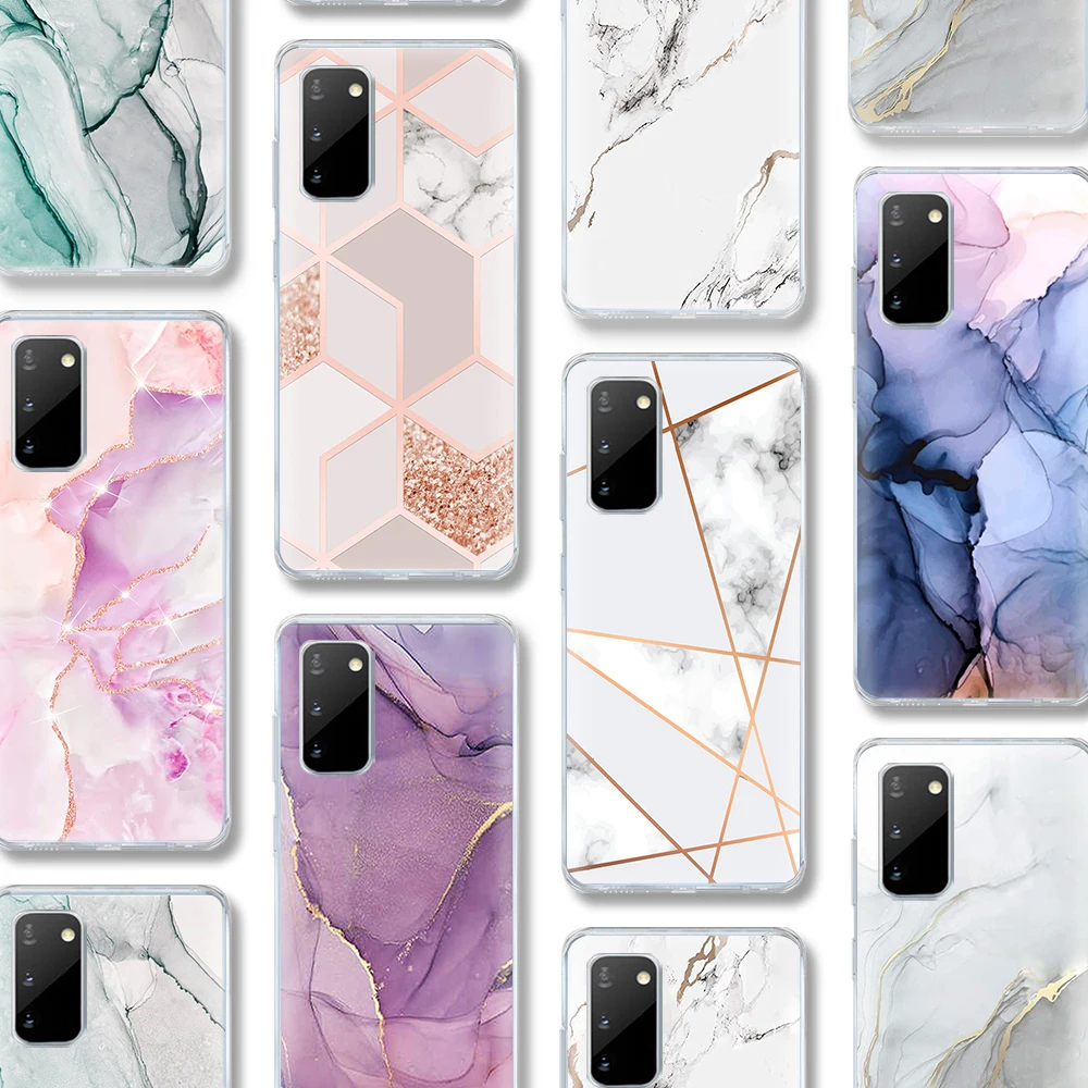 

Luxury Marble Case for Samsung Galaxy A51 A50 S20 S10 A71 A70 A40 S9 S8 A30 A20 A21 S10e Note 20 10 9 Ultra Plus Lite Silicone